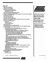 DataSheet AT89C51CC01 pdf